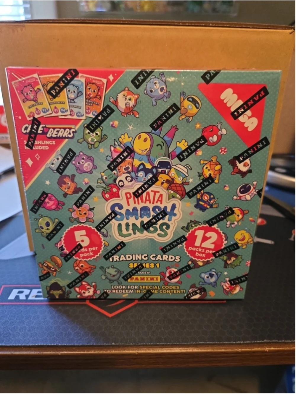 2024 PANINI PINATA SMASHLINGS SERIES 1 SEALED 12pk MEGA BOX Care Bears Cards